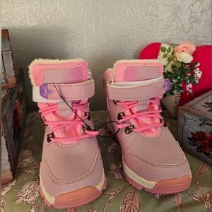 Pink Kids Snow Boots